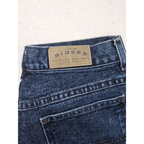 Vintage Denim Riders Jeans Straight Leg High Rise Women's 10 Tall 30x32 Mom Jean - Picture 5 of 10